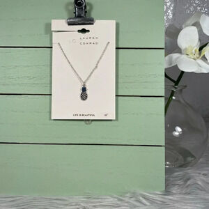 🆕LC Lauren Conrad Silver Chain Pineapple Necklace